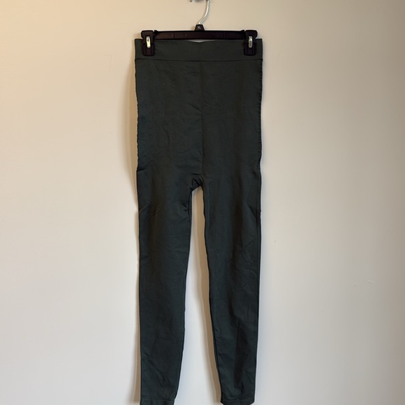 BLANQI EVERYDAY Maternity Belly Support Leggings Green Large - Picture 4 of 10